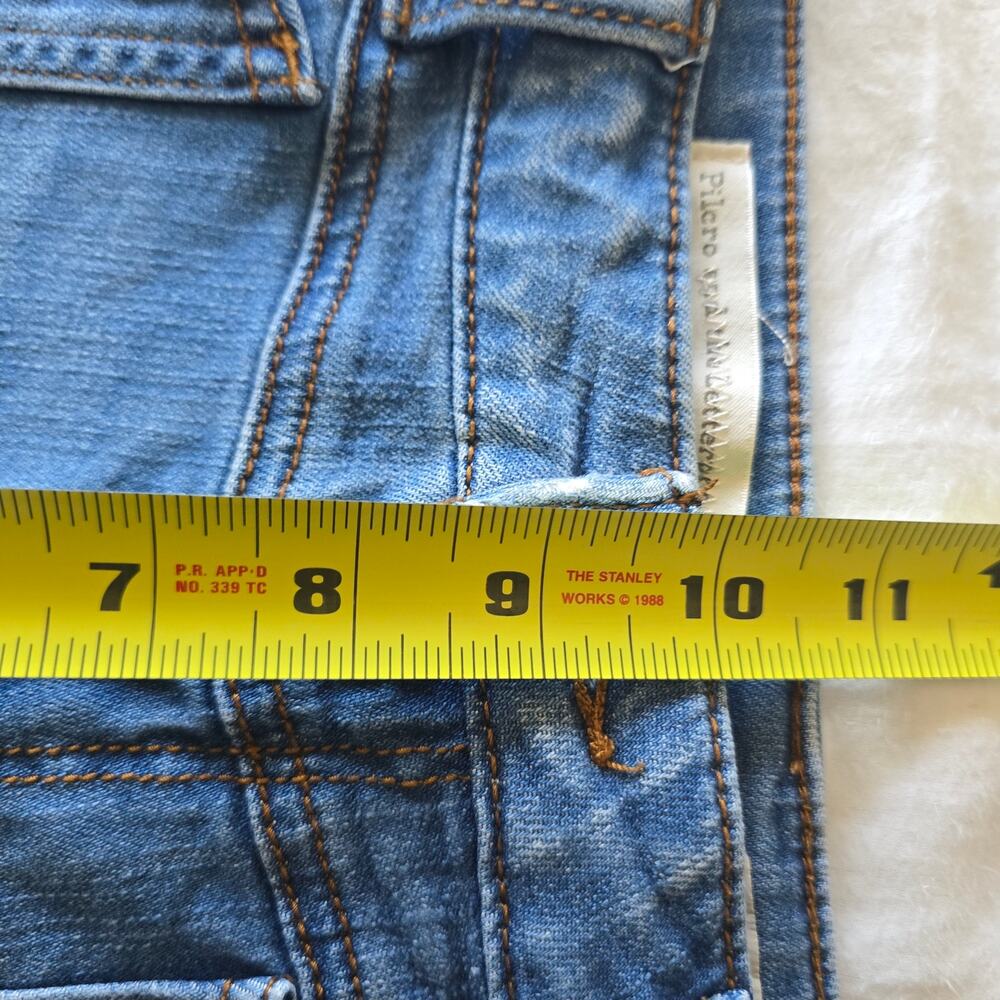 Anthropologie Pilcro Slim Boyfriend Jeans Size 28 Ankle Mid-Rise Patch Pocket - Picture 11 of 12